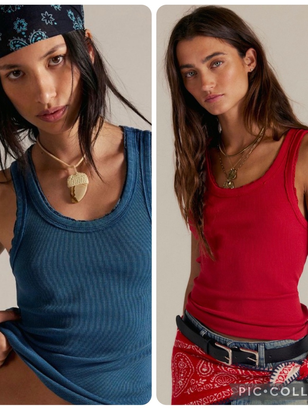 2 Free People Rowan Tank Tops